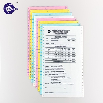 Straight-Cut NCR Paper in Yellow Recyclable and Environmentally Friendly