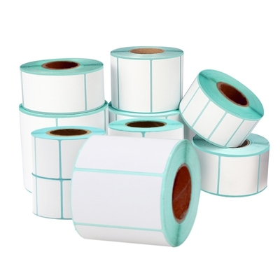 Customized 100% Compatible Thermal Label Sticker Bright Color For Label Printers