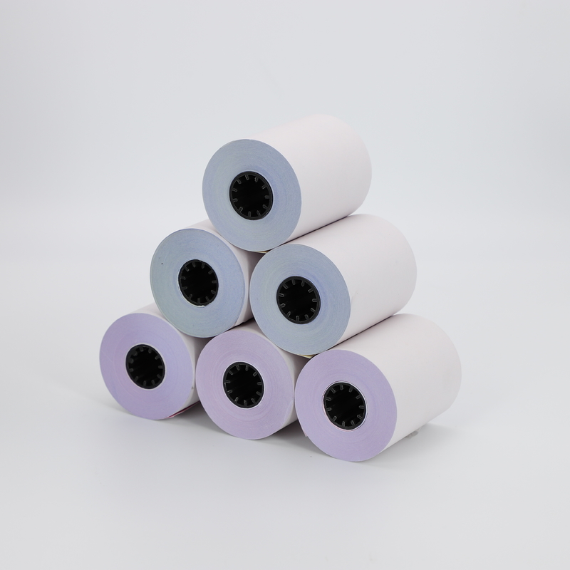 FSC Virgin Wood Pulp BPA FREE Thermal Paper Jumbo Roll For ATM / POS Roll