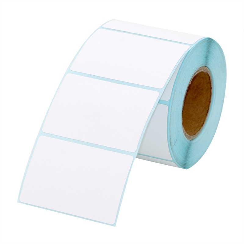 Customized 100% Compatible Thermal Label Sticker Bright Color For Label Printers