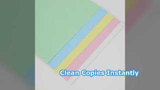 NCR-papier: maak direct schone zelfkopiërende kopieën