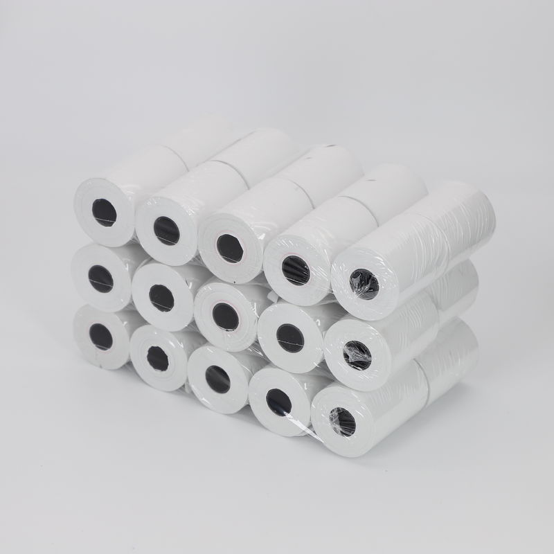 Bpa Free Virgin Wood Pulp Thermal Paper Jumbo Rolls 45g 48g 50g 55g 65g For ATM/POS