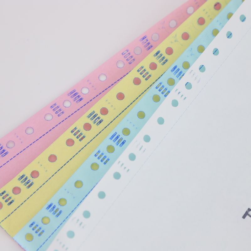 5 Plys Carbonless / Non Carbon Paper For Continuous Bill FSC Virgin Wood Pulp 55gsm 60gsm 62gsm 75gsm 78gsm
