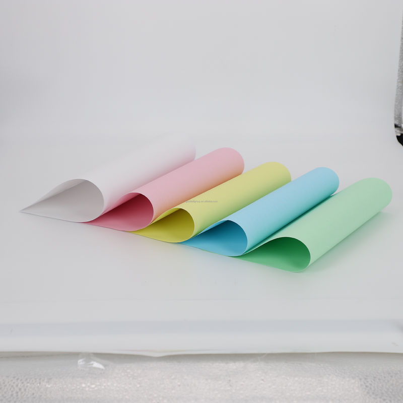 Premium 100% Virgin Wood Pulp NCR Paper with High Ink Absorption and Micro-Perforated Edges for Invoices & Receipts