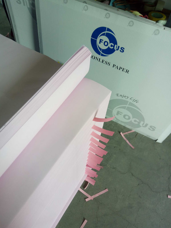 Chinese Brand 100% Imported Virgin Wood Pulp Carbonless Paper Colorful NCR Sheets High Stiffness