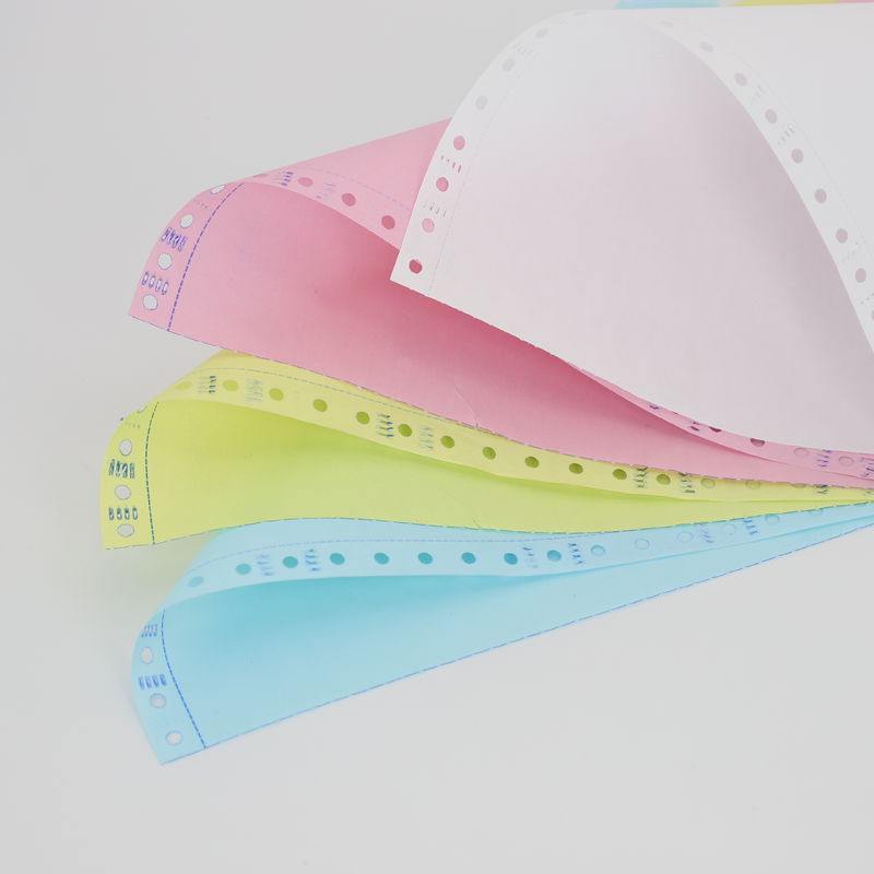 PREMIUM QUALITY Blue / Black Image Roll / Sheet NCR Paper Customized