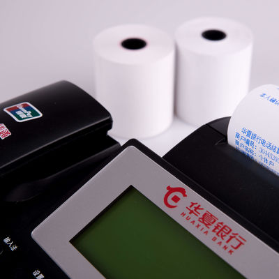 Virgin houthout BPA-vrij thermisch papierrol voor POS-bonnen, geldautomaatprinterpapier, oliebestendige thermische rol – 5+ jaar beeldlevensduur